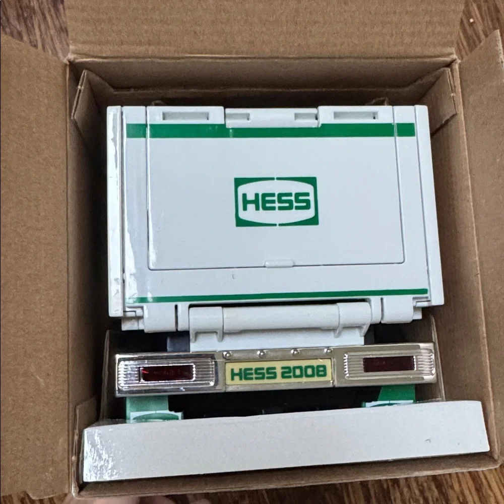Vintage Hess 2008 Toy Truck and Front Loader collectible toy new in box